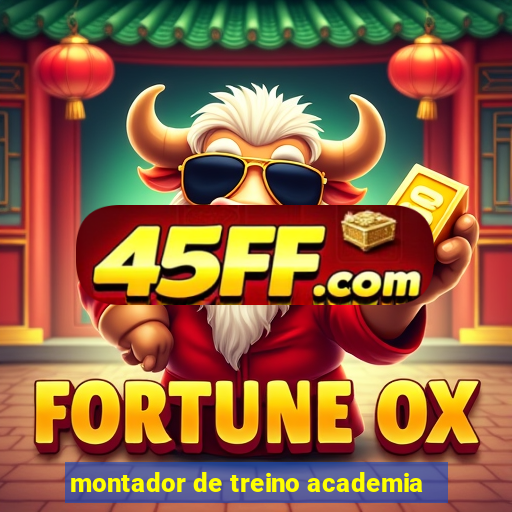 montador de treino academia